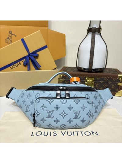 Louis Vuitton Light Blue Monogram Belt Bag