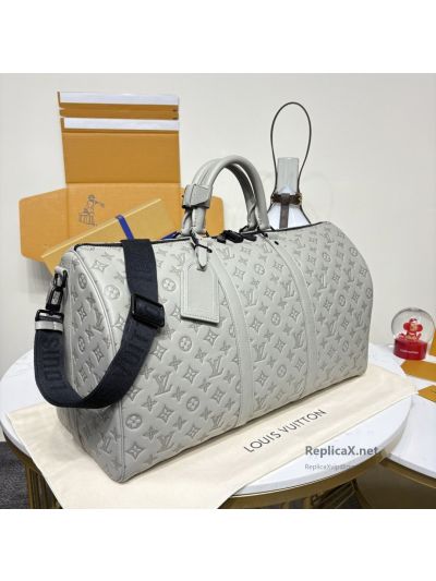 louis-vuitton-light-grey-monogram-duffle-bag-with-black-strap-rxlvj01419-03