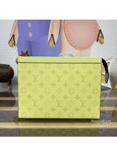 Louis Vuitton Lime Monogram Zip Pouch