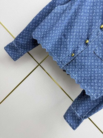 Louis Vuitton Long Sleeve Denim Shirt in Blue