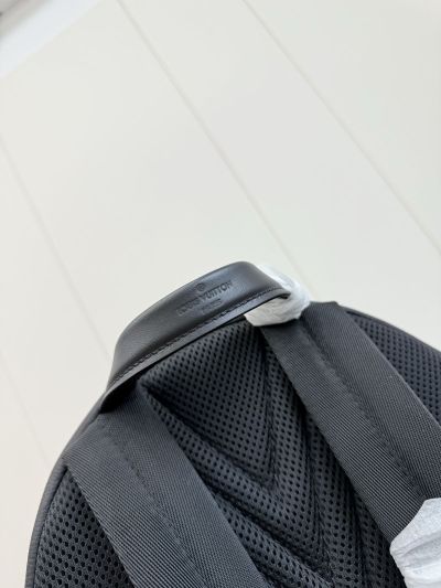 Louis Vuitton Louis Vuitton Takeoff Black Leather Men's Backpack M57079