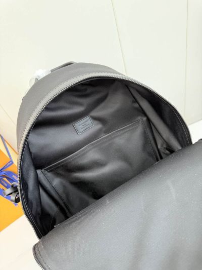 Louis Vuitton Louis Vuitton Takeoff Black Leather Men's Backpack M57079