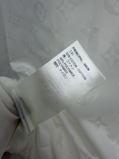 Louis Vuitton Monogram Pleated Skirt in White