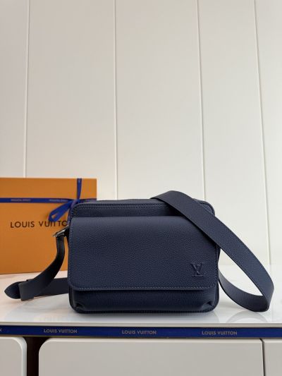 Louis Vuitton Navy Compact Shoulder Bag