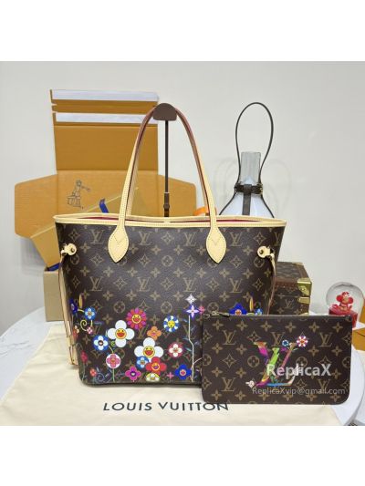 LV x TM Neverfull MM Monogram M13271 Premium