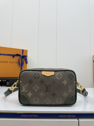 Louis Vuitton Trocadéro Wearable Wallet Olive and Taupe Monogram Crossbody Bag M26937
