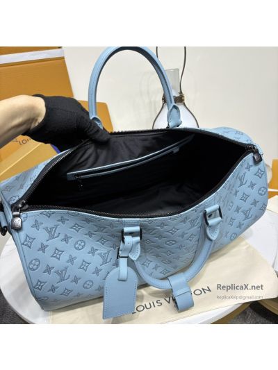 louis-vuitton-pale-blue-monogram-duffle-bag-with-black-strap-rxlvj01423-02