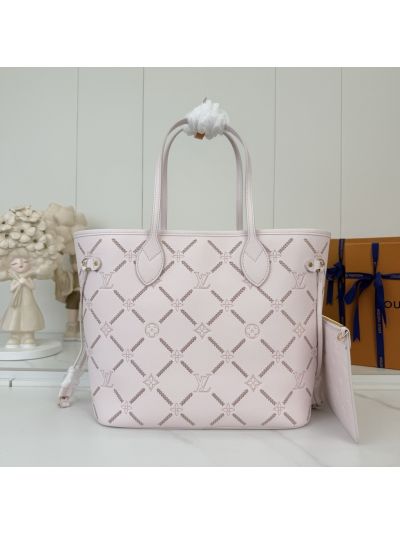 Louis Vuitton Pale Pink Stitch-Pattern Tote