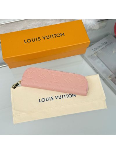 Louis Vuitton Pink Tonal Monogram Slim Zip Case
