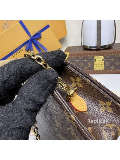 Louis Vuitton Pochette M82509 in brown monogram canvas