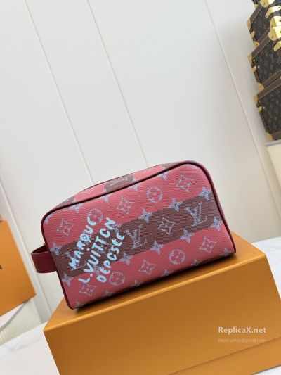 Louis Vuitton Rose Monogram Toiletry Pouch with Lettering