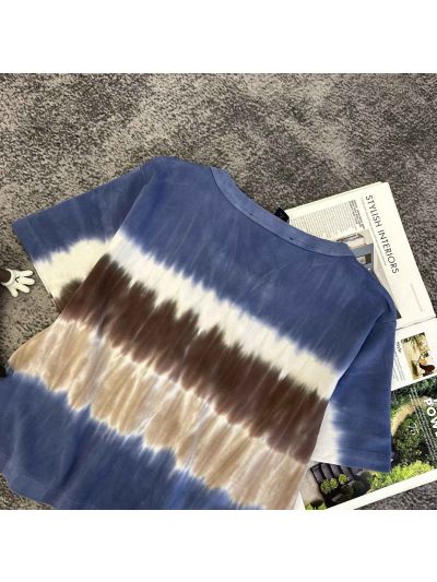 Louis Vuitton Short Sleeve Crew Neck T-Shirt in Multicolor