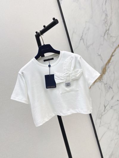 Louis Vuitton Short Sleeve Crew Neck T-Shirt in White