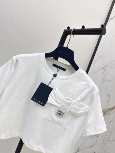 Louis Vuitton Short Sleeve Crew Neck T-Shirt in White