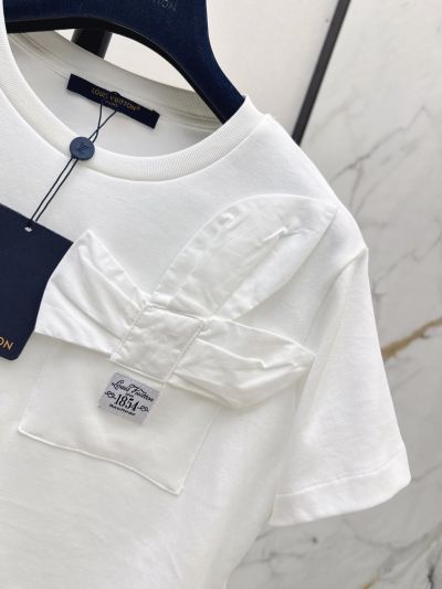 Louis Vuitton Short Sleeve Crew Neck T-Shirt in White