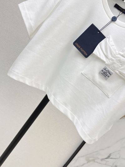 Louis Vuitton Short Sleeve Crew Neck T-Shirt in White