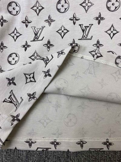 Louis Vuitton Short Sleeve Crew Neck T-Shirt in White