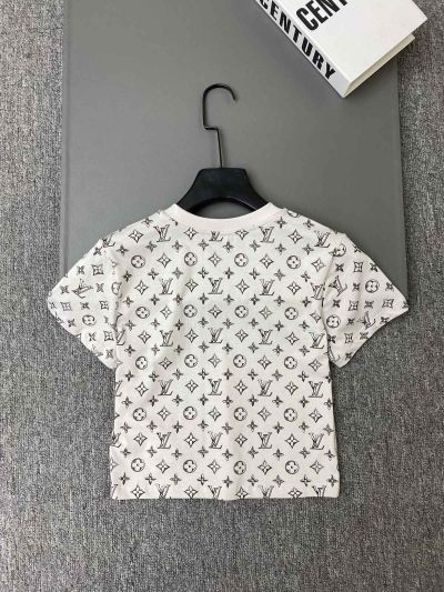 Louis Vuitton Short Sleeve Crew Neck T-Shirt in White