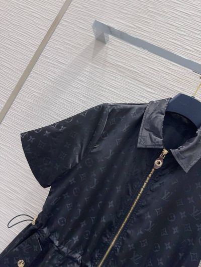 Louis Vuitton Short Sleeve Dress in Navy