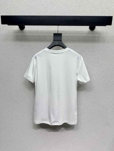 Louis Vuitton Short Sleeve Embroidered T-Shirt in White