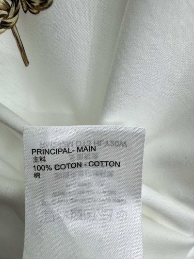 Louis Vuitton Short Sleeve Embroidered T-Shirt in White