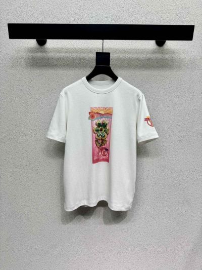 Louis Vuitton Short Sleeve Floral T-Shirt in White