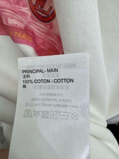Louis Vuitton Short Sleeve Floral T-Shirt in White
