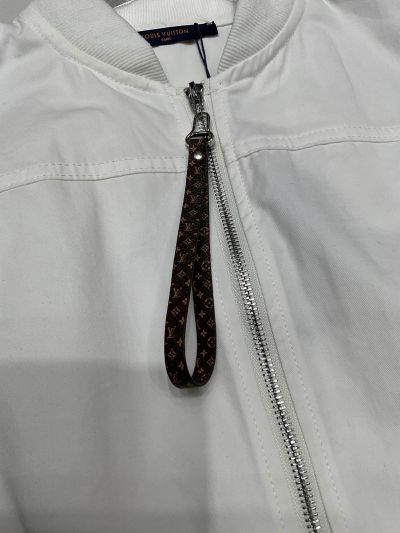 Louis Vuitton Sleeveless Contrast-Trim Dress in White