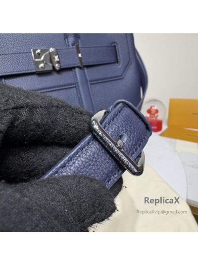 Louis Vuitton Speedy in navy blue epi leather