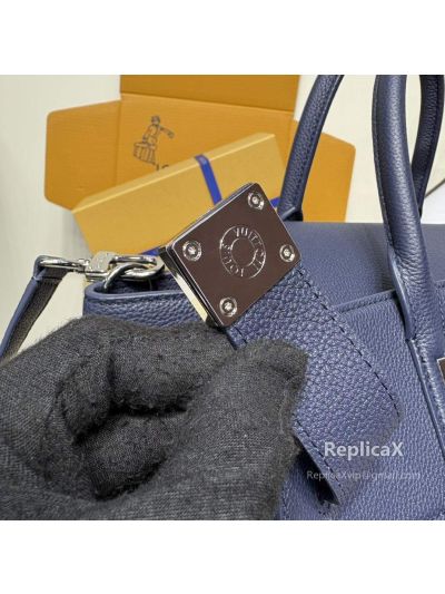 Louis Vuitton Speedy in navy blue epi leather