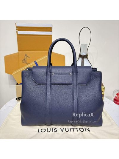 Louis Vuitton Speedy in navy blue epi leather