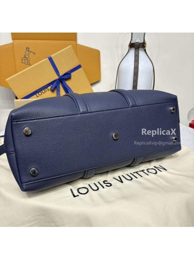 Louis Vuitton Speedy in navy blue epi leather