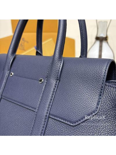 Louis Vuitton Speedy in navy blue epi leather