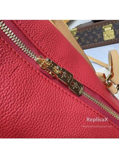 Louis Vuitton Speedy in red epi leather