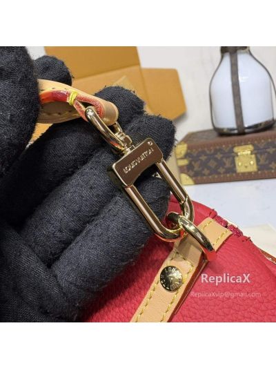 Louis Vuitton Speedy in red epi leather