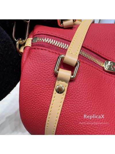 Louis Vuitton Speedy in red epi leather