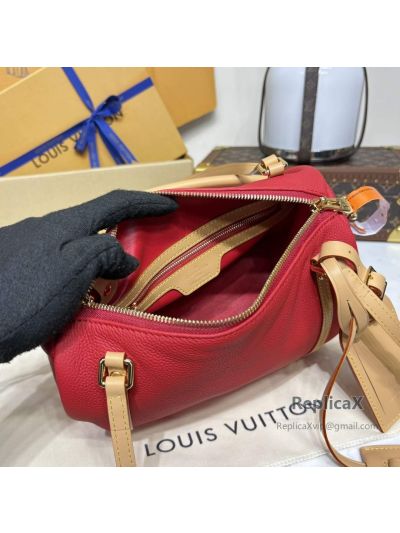 Louis Vuitton Speedy in red epi leather