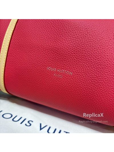 Louis Vuitton Speedy in red epi leather