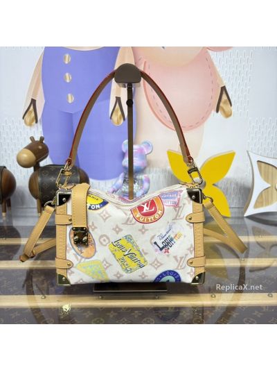 Louis Vuitton Sticker Print Trunk Style Bag
