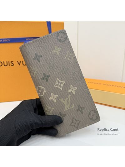 Louis Vuitton Taupe Multicolor Monogram Long Folding Wallet
