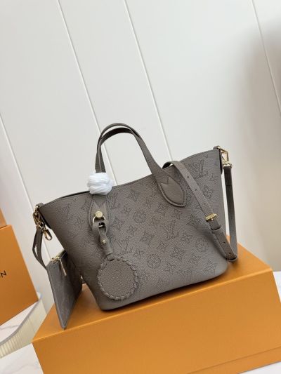 Louis Vuitton Taupe Perforated Monogram Tote