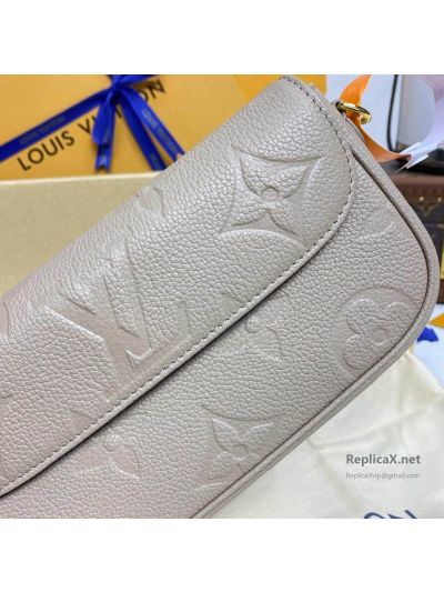Louis Vuitton Taupe Tonal Monogram Flap Bag Premium
