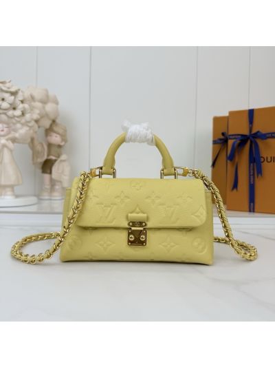 Louis Vuitton Yellow Tonal Monogram Top Handle Bag