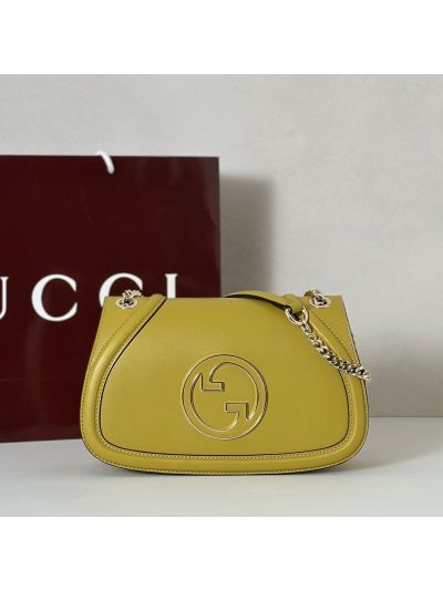 Gucci Blondie Medium Shoulder Bag 815715 in Yellow