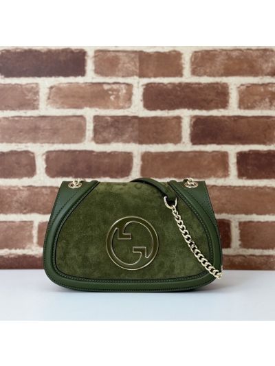 Gucci Blondie Medium Shoulder Bag 815715 in Green