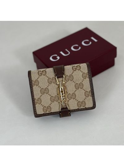 Gucci Jackie Medium Wallet 867166 in Beige