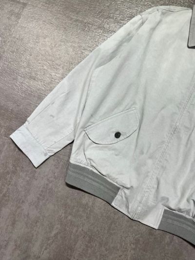 Miu Miu Contrast-Trim Stand Collar Jacket in Light Gray