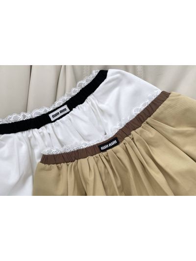 Miu Miu Lace A-Line Skirt