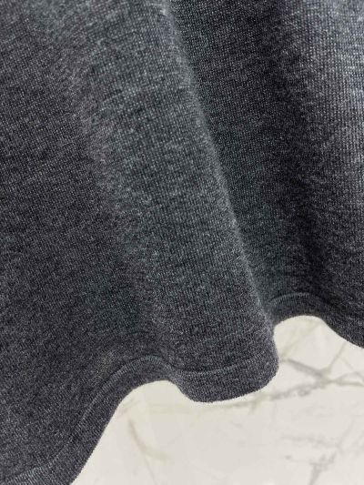 Miu Miu Long Sleeve Beaded Knit Top in Navy