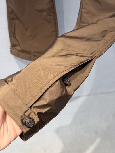 Miu Miu Quilted Cargo Pants in Brown